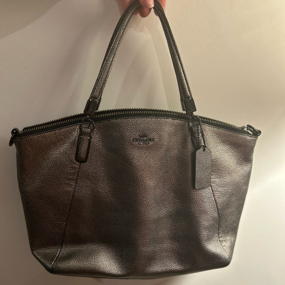 Coach metallic bag